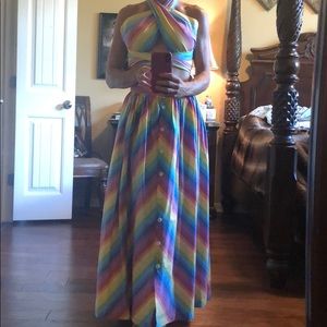 MDS Stripes Skirts - MDS stripes scarf top and skirt MDS Stripes Skirts - MDS stripes scarf top and skirt